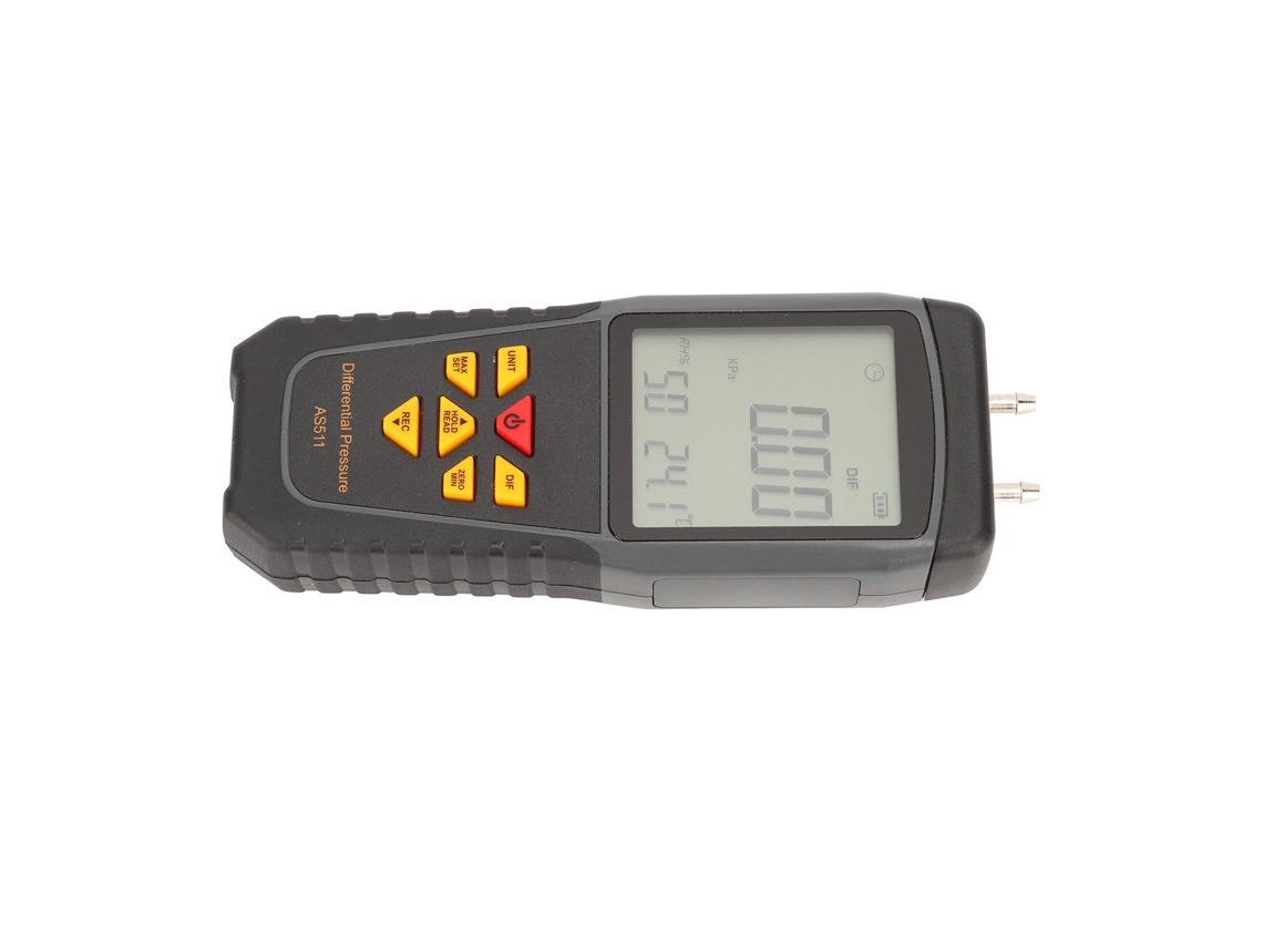 Medición Digital De Presión Diferencial Con Sensor Inteligente Portátil, Led Y Múltiples Unidades Para Gases.