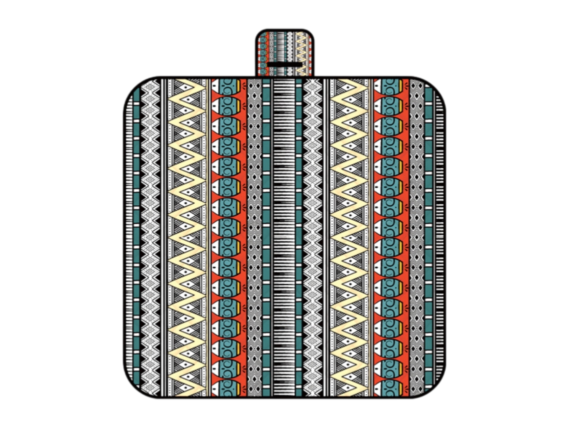Manta de picnic bohemia impermeable de 200 x 200 cm