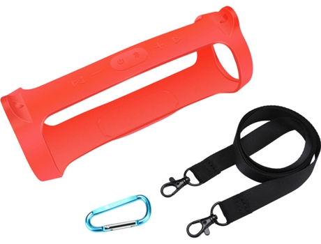 Carcasa GETEK AS25 Rojo (Silicona - Compatibilidad: Amazon Tap)