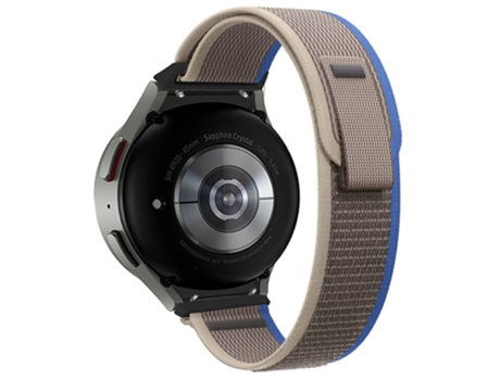 Correa de nailon bucle de sendero ajustable para Samsung Galaxy Watch 5 40mm/44mm/Watch 5 Pro 45mm/Watch4 40mm/44mm/Watch4 Classic 42mm/46mm - azul