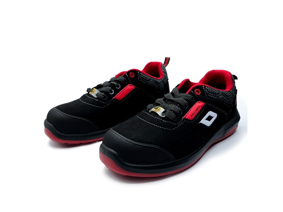 Zapatillas De Trabajo Seguridad S3 Pro Urban Talla 45 Negro/Rojo