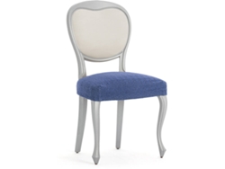 Funda de Silla EYSA Premium Jaz Pack de 2 Fundas Tejido Multielástico (50 x 50 x 5 cm - Poliéster y Algodón - Azul)