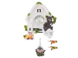 Reloj de cuco Baok con alarma de voz de pasajero, estilo europeo clásico, ideal para la habitación de los niños, la sala de estar y la escuela.