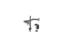 Soporte de sobremesa MACLEAN para 2 monitores lcd mc-884