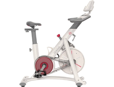 Bicicleta de Spinning YESOUL S3 (Blanco - Volante: 6.15 kg - Hasta: 100 kg)