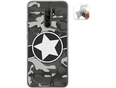Carcasa Xiaomi Redmi 9 TUMUNDOSMARTPHONE Camuflaje 02 Multicolor
