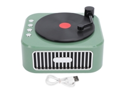 Altavoz Bluetooth Vintage, Estilo Tocadiscos, Sonido Envolvente, Batería De 800 Mah, Compatible Con 32 Gb.