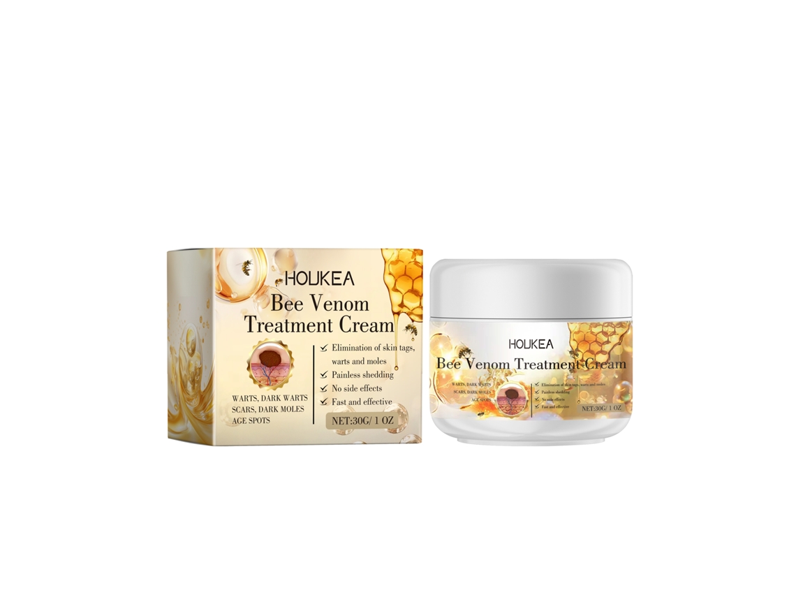 Crema para el cuidado de la piel con veneno de abeja