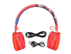 Auriculares Bluetooth De Diadema Para Niños Con Soporte Para Tarjeta De Memoria Y Entrada Cableada