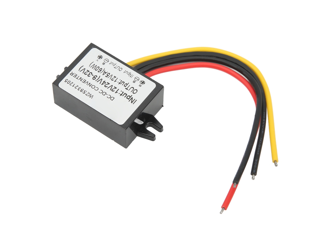 Regulador De Voltaje Cc A Cc De 9-32 V A 12 V 5 A, Convertidor De Voltaje Impermeable