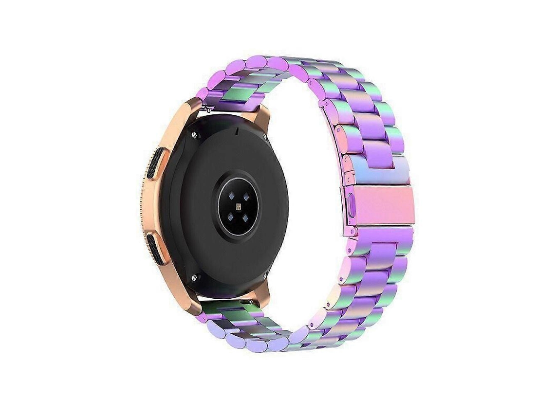 Pulsera de acero inoxidable con tres cuentas para Huawei Watch GT4 de 46 mm