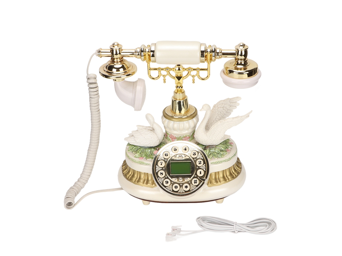 Telefone Rotativo Vintage com Discagem EOOCOO