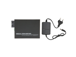Conversor De Mídia Ethernet Gigabit Fast Single Mode Sc Dúplex Rj45 Fibra 10/100/1000base Para Casa Plug Eu