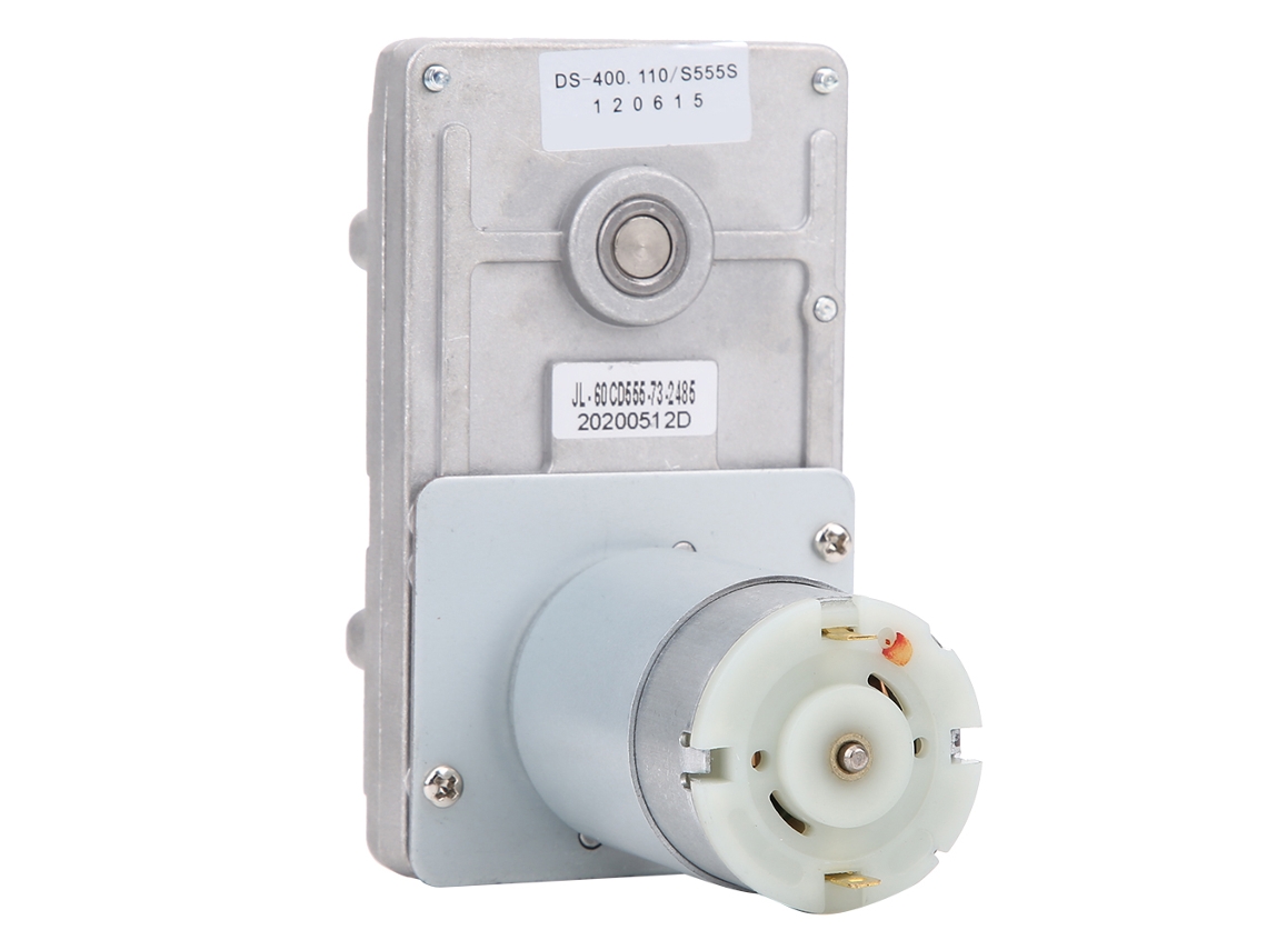 Motor Elétrico 555 Com Redutor Alto Torque 12/24v 40‑80rpm Com Capa Fim Substituição