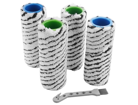 Cepillo de rodillo 4 Uds para piezas de limpiador de suelo inalámbrico Karcher Fc7