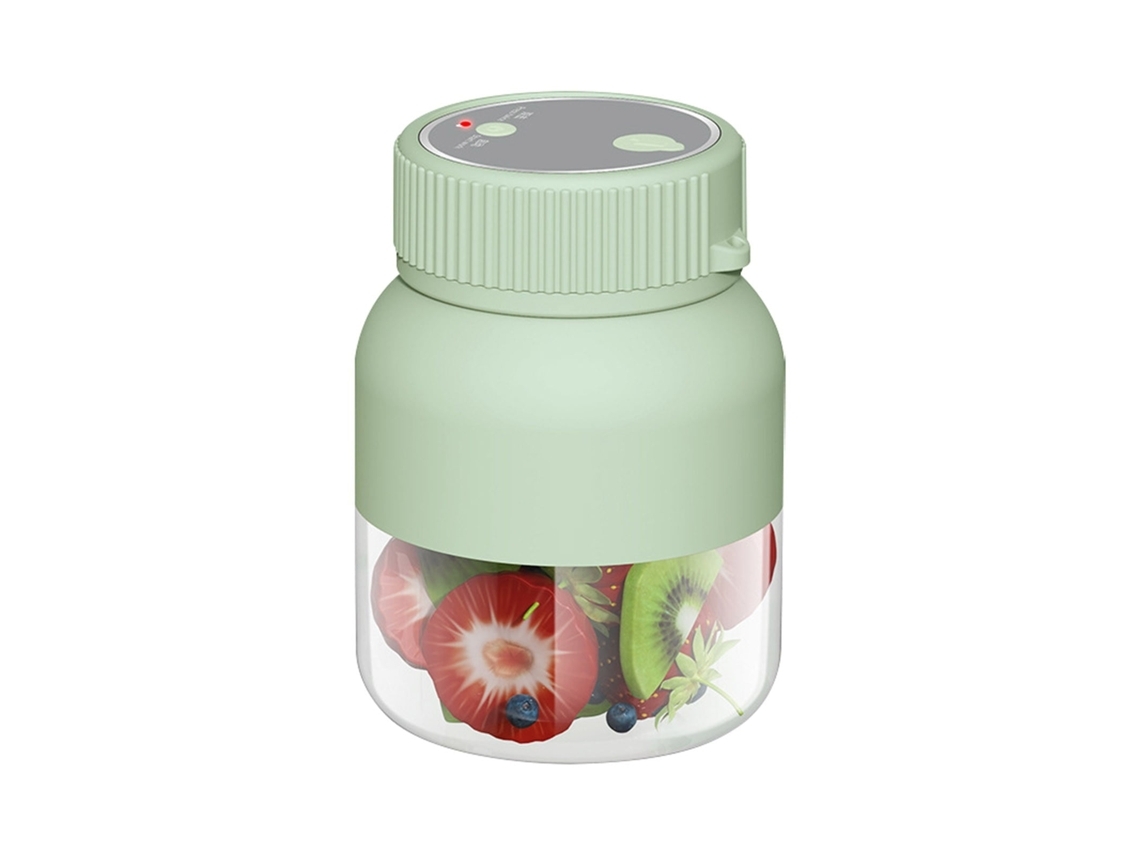 Exprimidor portátil Facpoet verde paja de gran capacidad de 800 ml