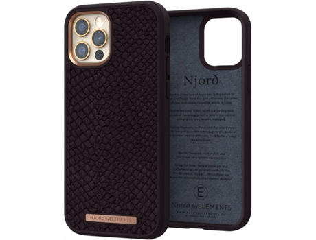 Carcasa iPhone 12 Pro Max NJORD Njord Morado