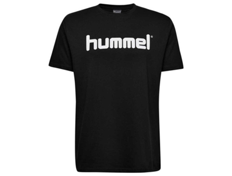 Camiseta de Hombre para Fútbol HUMMEL Go Logo Algodón Negro (L)