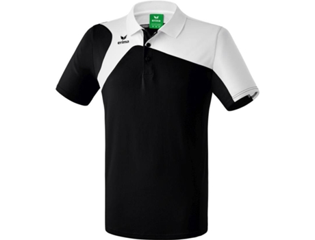 Polo para Hombre ERIMA Club enfant 1900 2.0 Negro, Blanco para Fútbol (12 años)
