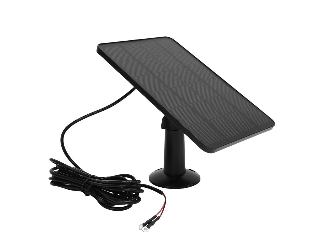 Cargador De Panel Solar De 10 W Para Cámara De Timbre Con Video 360° Ip66 De 2/3 Pulgadas Y Resolución 2k (2/3 Pulgadas)