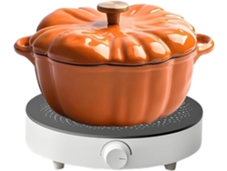 Olla Slowmoose para cocinar calabaza a fuego lento, decorativa.