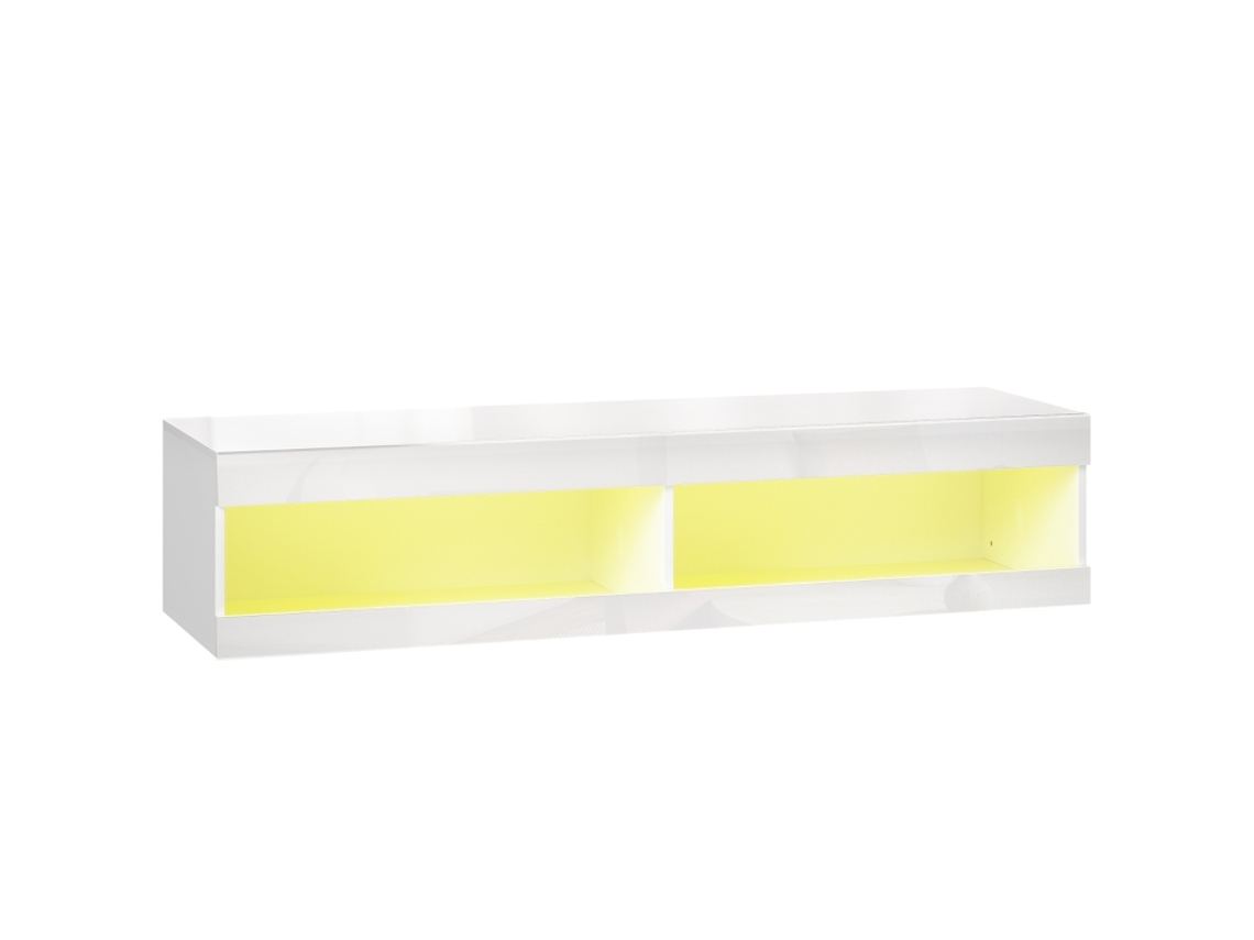 Mueble Tv Pared Rgb Led 140cm 55-60 Pulgadas Almacenamiento Salón