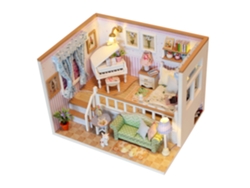 Modelo 3d De La Habitación En "meeting You", Con Luces Led, 17x14x12 Cm