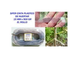 Sifer cinta plastico de injertar 15 mm x 900 grs rollo in15