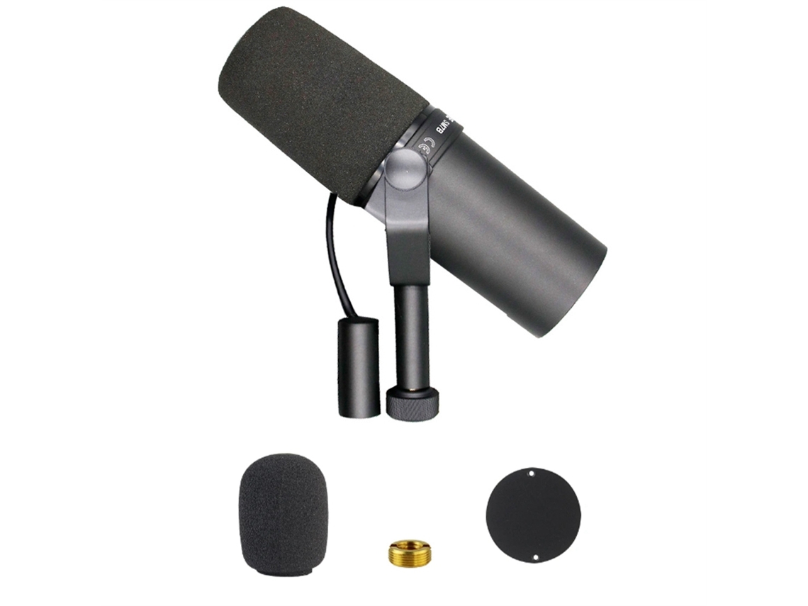 Micrófono dinámico, adecuado para grabación, retransmisión en directo, grabación de presentaciones en directo y podcasting.