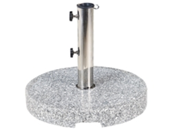 Base para sombrilla BELIANI Ceggia de Granito Gris 45x45x36