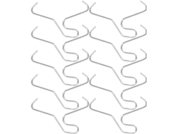Ganchos Montaje Pared 20 Piezas Ladrillos Clips Taladrar Acero Inoxidable Interior Exterior Soporte Resistente