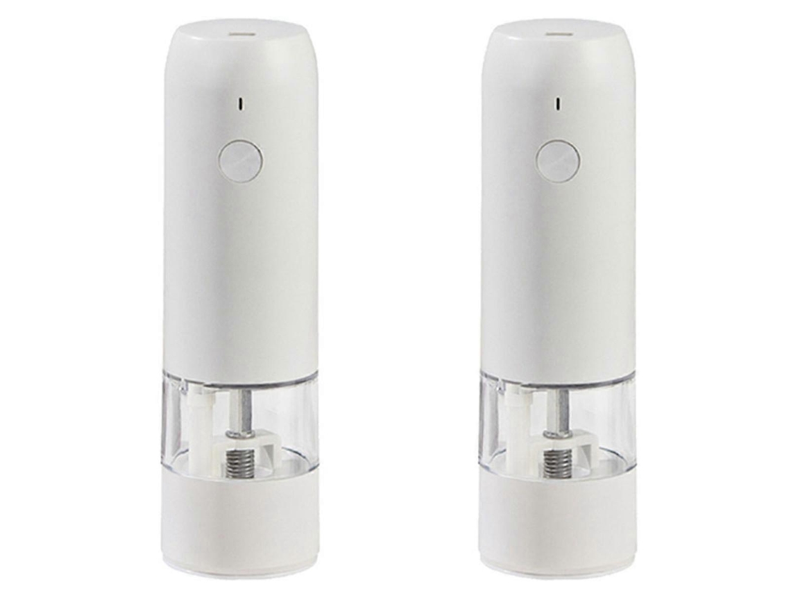 Molinillo de pimienta y sal eléctrico automático Rosewell (blanco)
