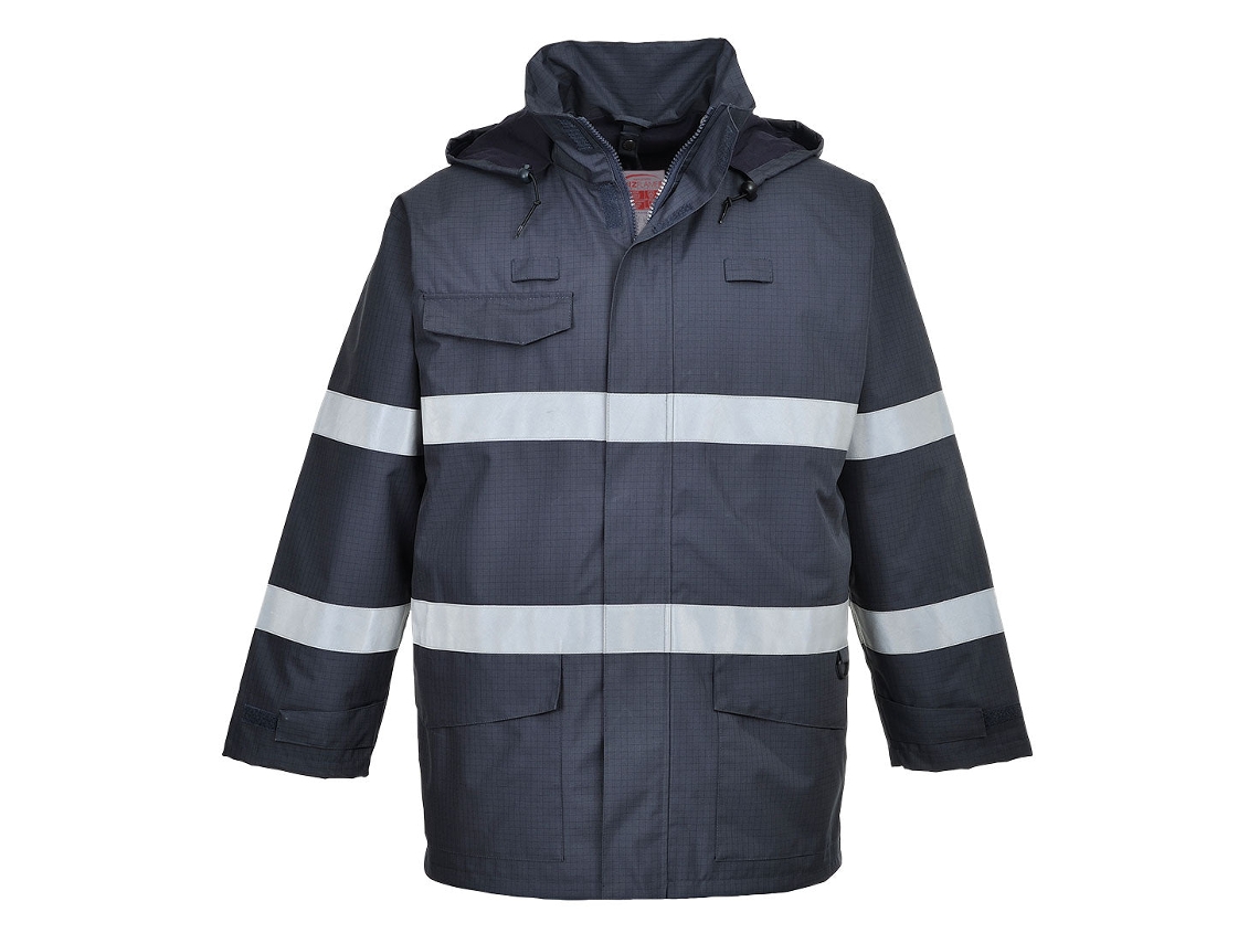 Chaqueta Bizflame Rain Multi Protection: Impermeable Y Transpirable Azul Marino / 4xl