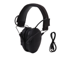 Auriculares plegables de ABS con cancelación de ruido y protección auditiva para el trabajo - Sin marca