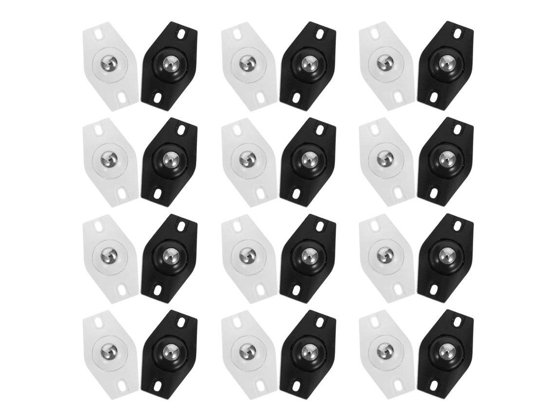 40 Ruedas Giratorias Adhesivas De Alta Resistencia, Mini Resistentes Al Desgaste.