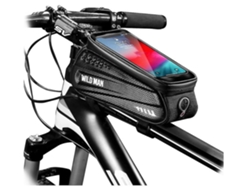 YEMAESRE Bolsa negra para soporte de teléfono para bicicleta