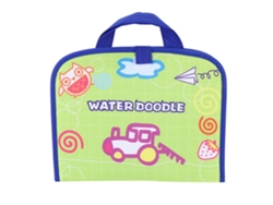 Mochila de tela para dibujo con agua 2026 con kit de lápices y tapete para dibujo con agua.