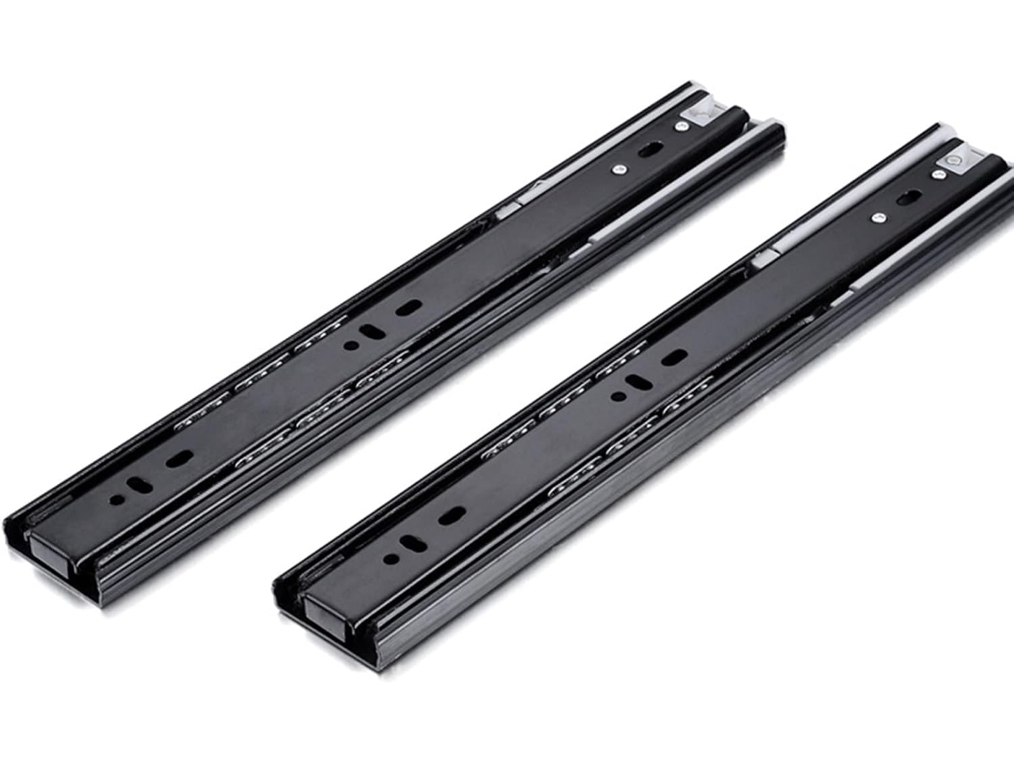 Guías Para Cajones Con Riel Deslizante 250 Mm Botón Liberación Rápida