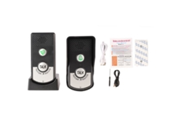 Intercomunicador Inalámbrico Con Timbre, Voz, Largo Alcance, 3 Interruptores Y Sonido Ajustable. Brilvibera_ptg