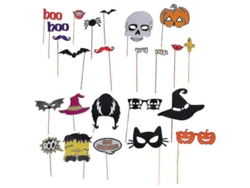 26 piezas de accesorios de fotografía de Halloween para decoración de Halloween Ly Ebike