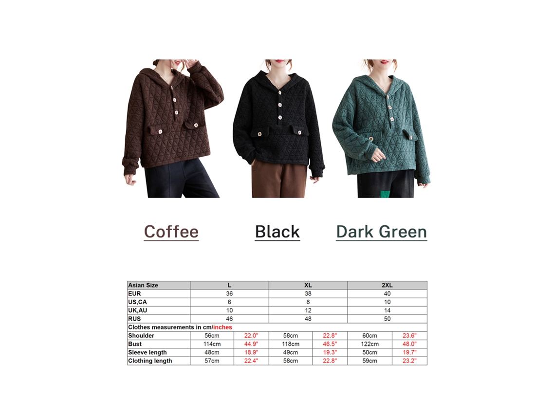 Sudadera Informal Acolchada Extragrande Para Mujer, Ideal Para Otoño/invierno.