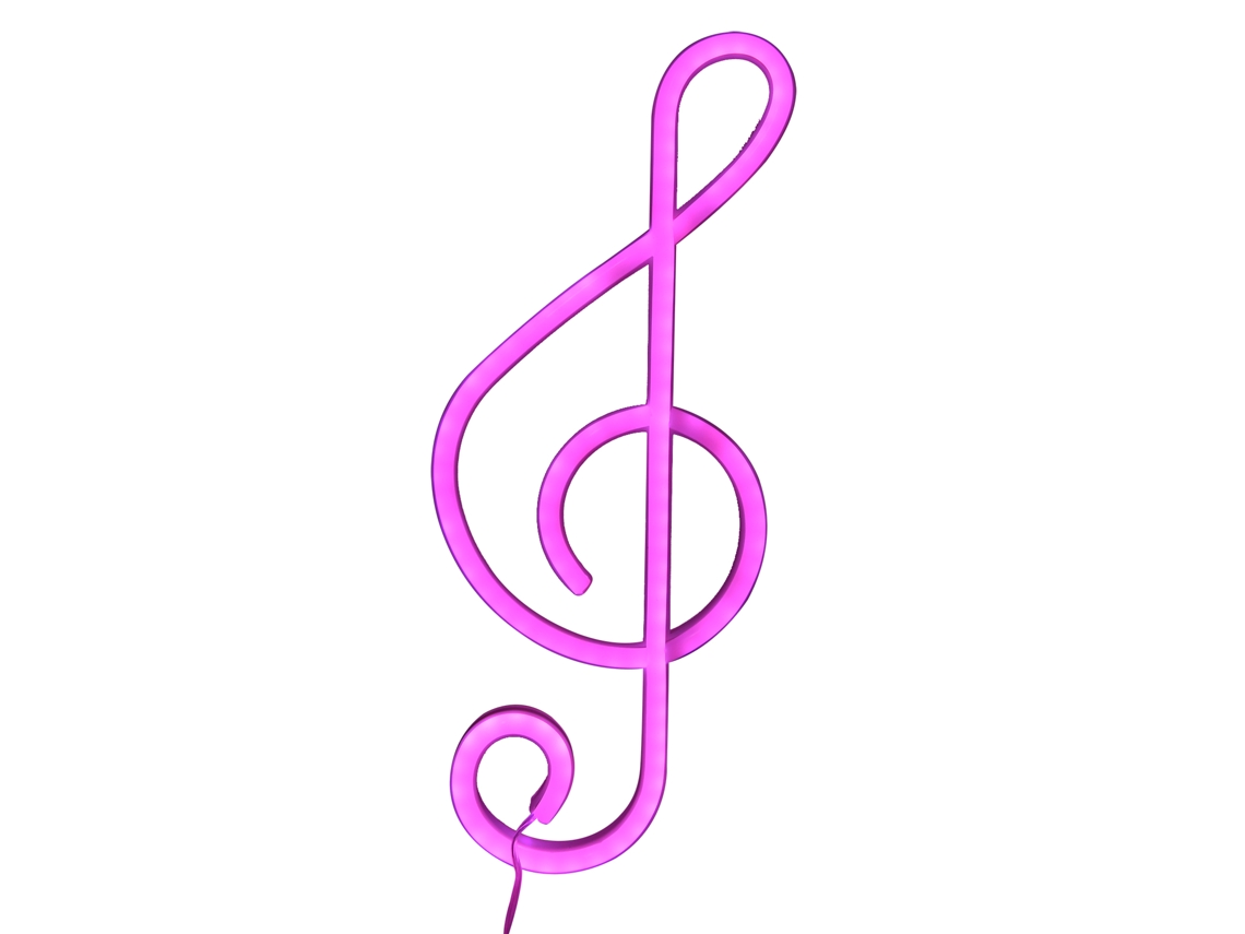 Rebe-luz Neón Led En Forma De Nota Musical Con Usb/batería, Colgante Para Hogar Y Fiesta, Decoración De Pared