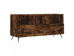 Maison Exclusive - Mueble De Tv Madera De Ingeniería Roble Ahumado 102x36x50 Cm