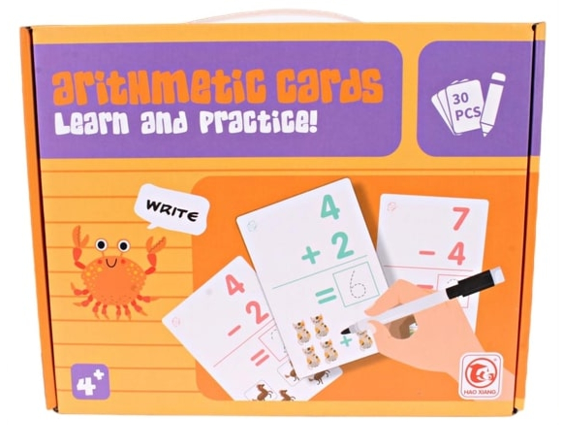 Juego de Cartas de Aritmética LPM (4 anos)