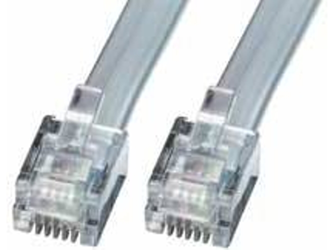 Cable telefónico LINDY RJ-12 M/M 10.0m