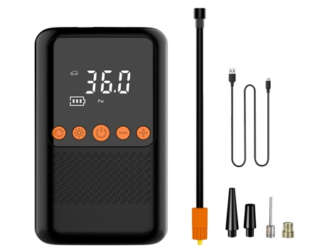 Compresor de aire eléctrico para coche, inflador eléctrico digital portátil, inflable para auto, moto, bicicleta, neumáticos y bicicletas, globo, C...