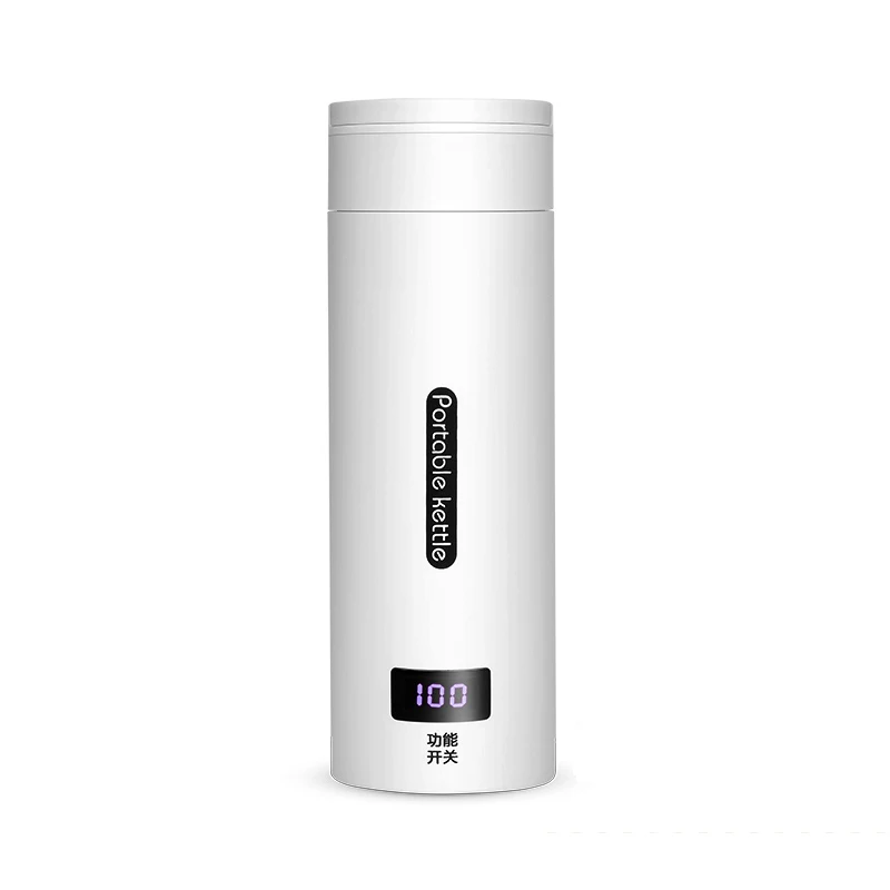 Hervidor Eléctrico Portátil (blanco) De 500 Ml, Con Control De Temperatura Y Pantalla Digital, 220 V.