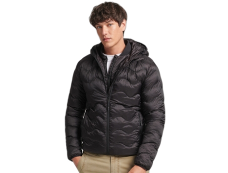 Abrigo para Hombre SUPERDRY (L - Multicolor)