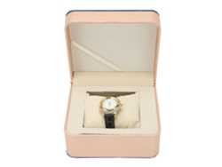 Reloj De Pulsera Para Mujer Con Piedra De Jade, Correa De Piel Sintética Y Diamantes De Imitación.