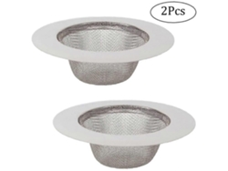 2 Coladores De Fregadero De Acero Inoxidable Para Cocina Y Baño, Antiobstrucción Y Duradero